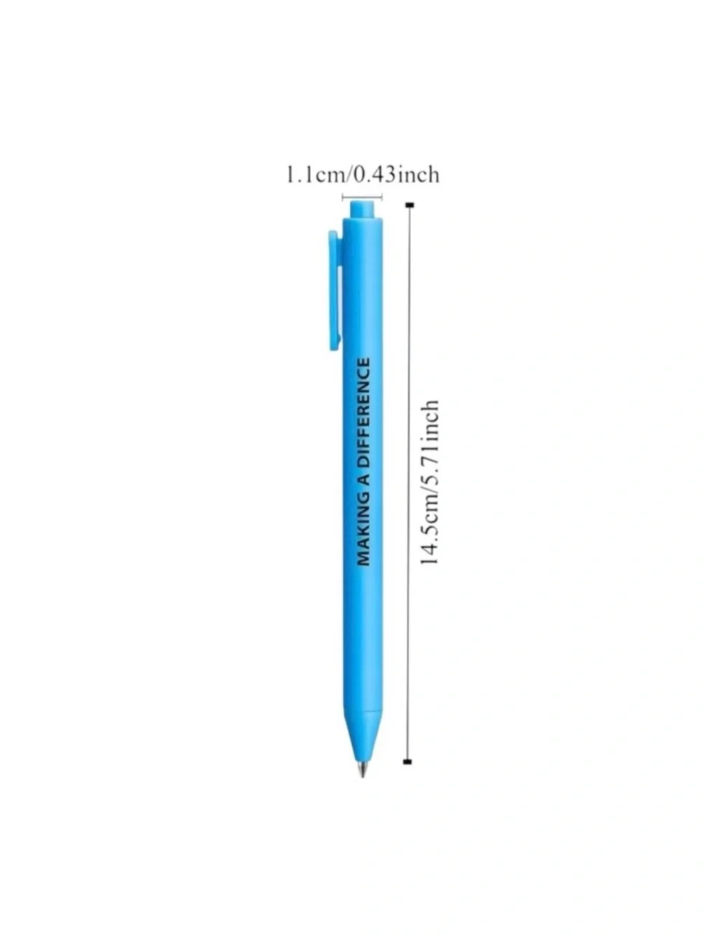 Motivational Quote Pens 10 Pack NWT Teacher Gift Black Ink Ballpoint Set